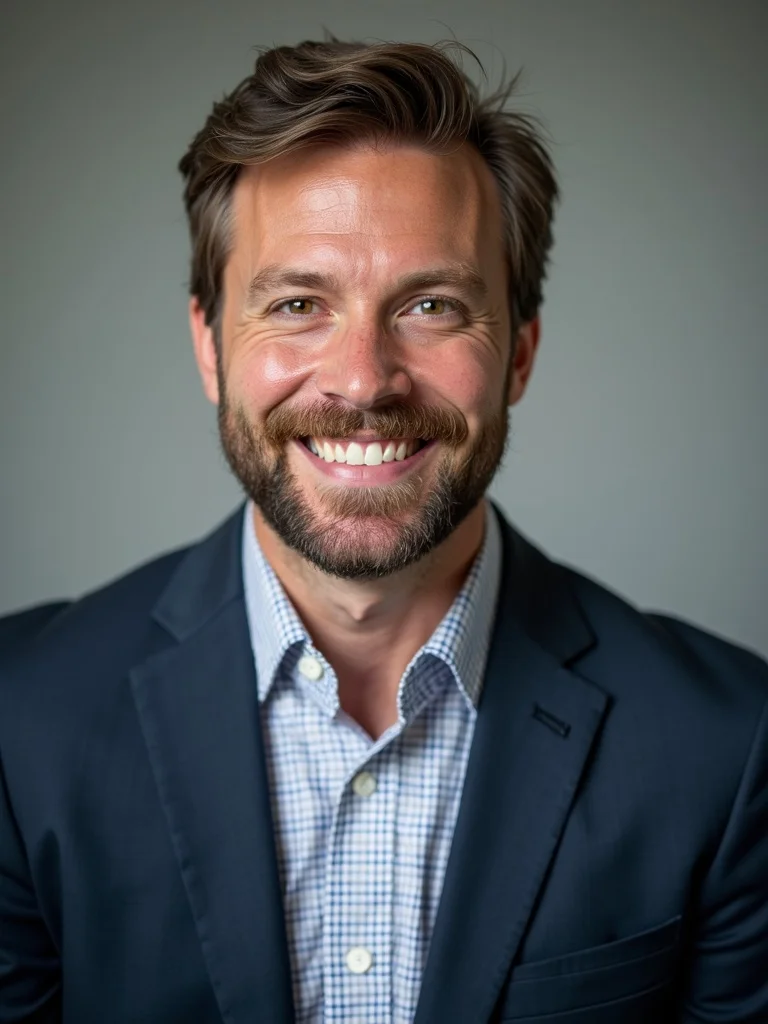 Extremely high quality linkedin corporate headshot of businessman - headshots AI photo