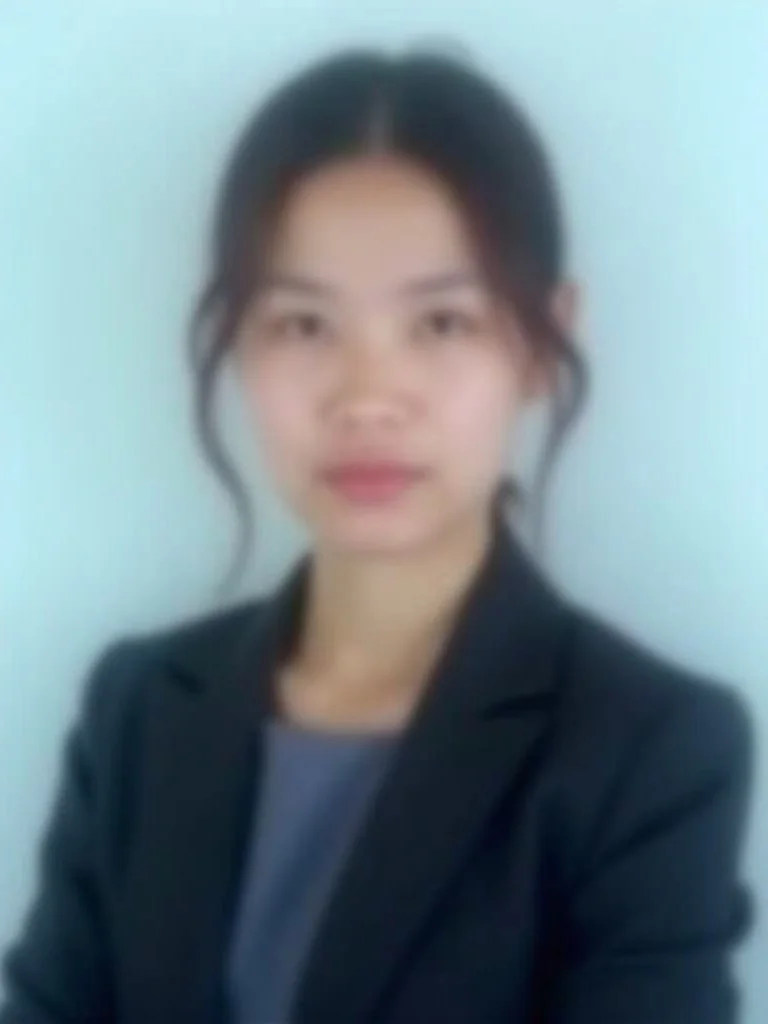 passport-style photograph of a person wearing formal dark business attire with white or light blue b - passport-photo AI photo